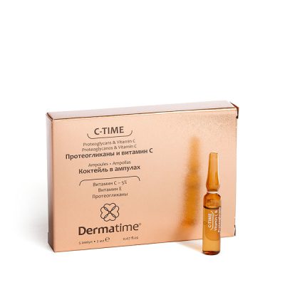 C-TIME PROTEOGL YCANS&VITAMIN C DERMATIME 5*2ml