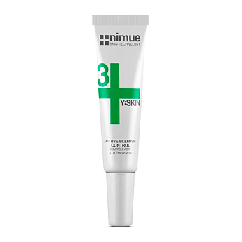 NIMUE Y:Skin Active Blemish Control Сыворотка активная для локального контроля воспалений, 15ml