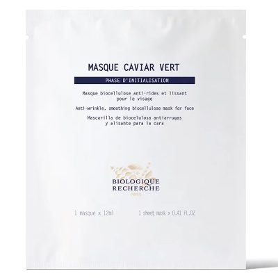 MASQUE CAVIAR VERT NEW Biologique Recherche  — Биоцеллюлозная маска для лица против морщин, 1 шт